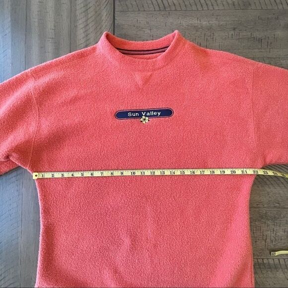 Sun Valley Ski Resort Coral Pullover Fleece - M - Picture 10 of 12